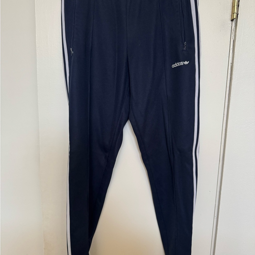 Adidas Navy Track Pants sz medium